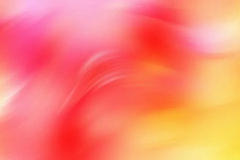 Abstract blurred background with smooth transitions of pink orange and yell.. Stock Illustration