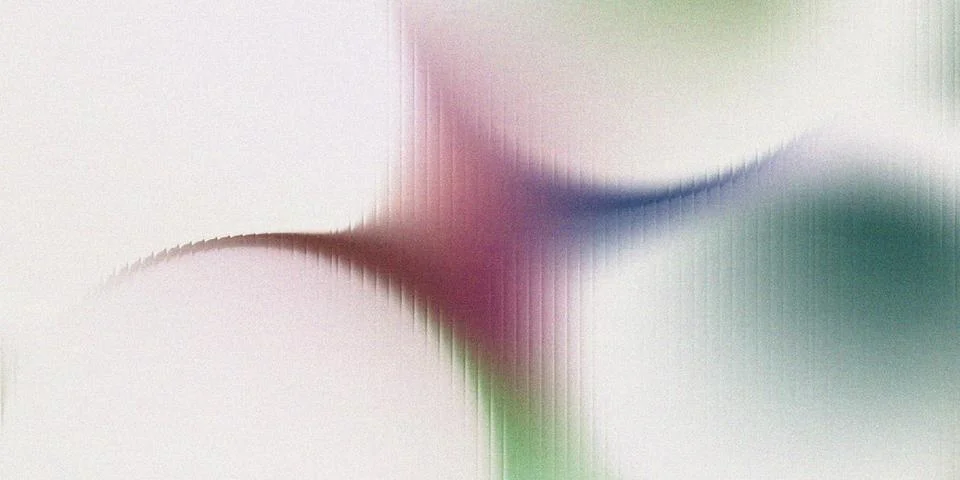 Abstract blurred background with soft gradient colors and grain Stockillustratie