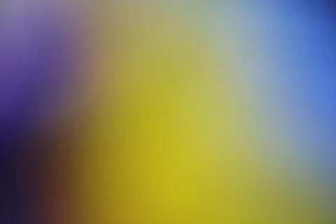 Abstract blurred background with soft gradients of yellow blue and purple Stock Illustration