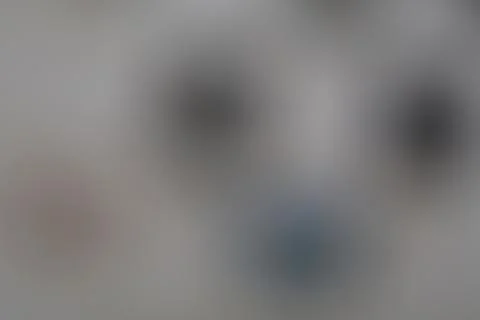 Abstract blurred background with soft grey and blue tones for modern design.. Stock Photos