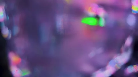 Abstract blurred background with soft purple and pink light bokeh effects Stock Footage 344985493