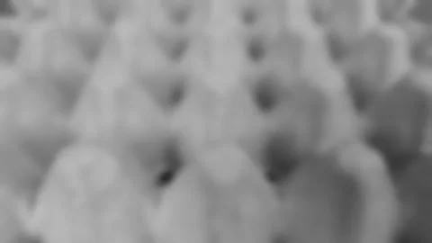 Abstract blurred background texture, black and white panel eggs paper image. Stock Photos