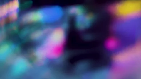 Abstract blurred background with vibrant light leaks and colorful gradients Stock-Footage 344985540