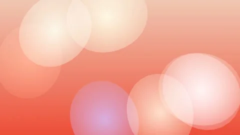 Abstract Blurred Balls on Red Background. Stock Footage 328998685