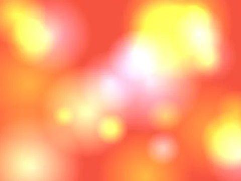 Abstract Blurred Bokeh Background with Warm Orange and Yellow Glowing Light.. イラスト素材