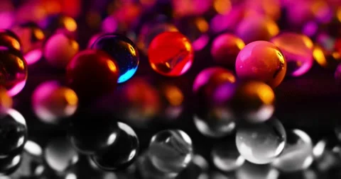 Abstract Blurred Bokeh Balls Effects Lights Video stock 304391363