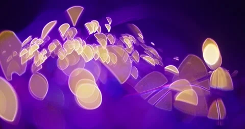 Abstract Blurred Bokeh Balls Effects Lights Video stock 304391386