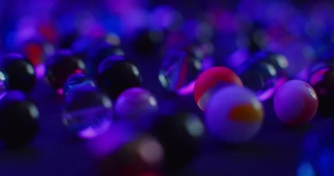 Abstract Blurred Bokeh Balls Effects Lights Video stock 304391558