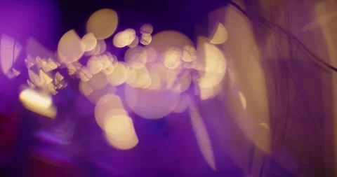 Abstract Blurred Bokeh Balls Effects Lights Video stock 304392121