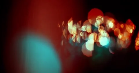 Abstract Blurred Bokeh Balls Effects Lights Video stock 304392458
