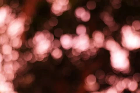 Abstract blurred bokeh light background with a vintage pink tone Stock Photos