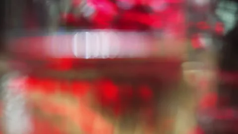 Abstract Blurred Bokeh Light Transition Background Video stock 347680763