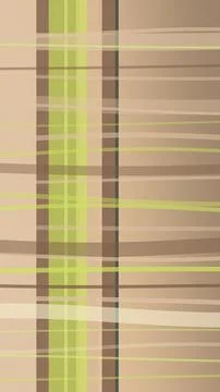 Abstract blurred checkered pattern with beige, brown, and lime green stripe.. Illustrazione stock