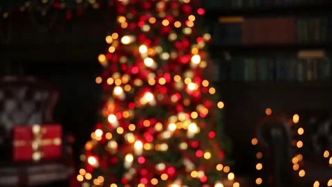 Abstract blurred christmas background 库存影片 95676702
