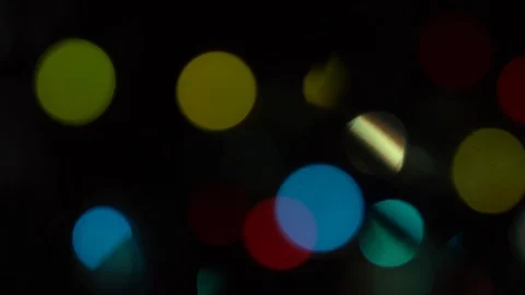 Abstract Blurred Christmas Lights. Background. Blinking Twinkling Lights . Stock Footage 99233369