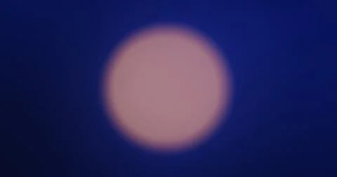 Abstract Blurred Circular Light on Dark Blue Background Stock Photos