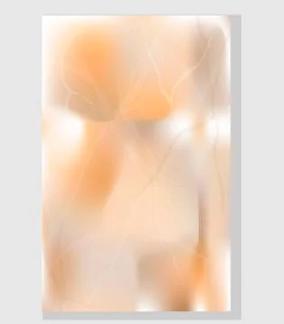 Abstract blurred colors vector card or poster layout, vector illustration. Stock Illustration
