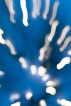 Abstract blurred dark blue background with motions lights Defocused Stock Illustration