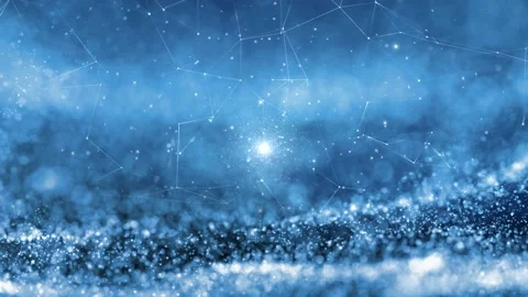 Abstract blurred dots lines motion background Vídeos de archivo 229614945