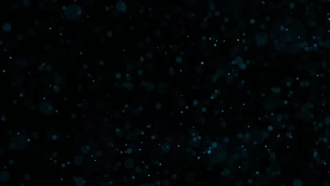 Abstract blurred dots looping motion on black background Video stock 337244291