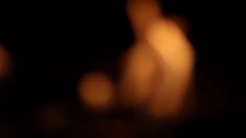 Abstract Blurred Fire Flames Background Stock Footage 86371449