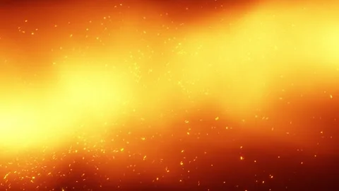Abstract blurred fire flames with flying sparks Vídeo Stock 341432736
