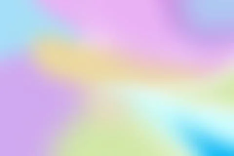 Abstract blurred gradient background in bright blurred rainbow pastel colors Stock Illustration