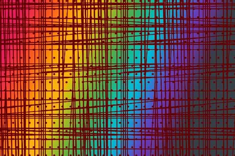 Abstract blurred gradient background in bright rainbow colors. Colorful rainb Stock Illustration