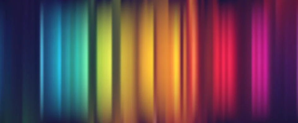 Abstract blurred gradient background in bright rainbow colors Stock-Illustration