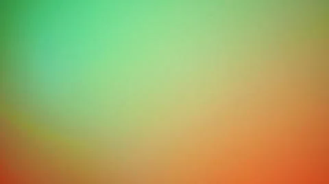Abstract blurred gradient background. Multi color orange red and mint green c Stock Photos