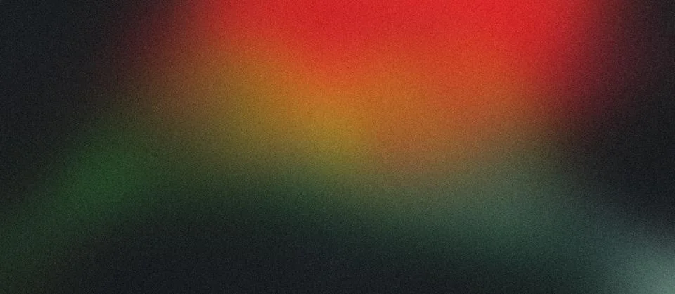 Abstract Blurred Gradient Background in Red Orange Green Yellow Tones Stock Illustration
