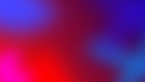 Abstract blurred gradient background with red, blue and magenta glow Stockillustratie