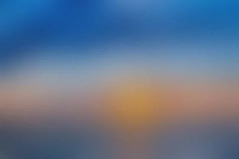 Abstract Blurred Gradient With Blue and Yellow Tones background bokeh Stock Photos
