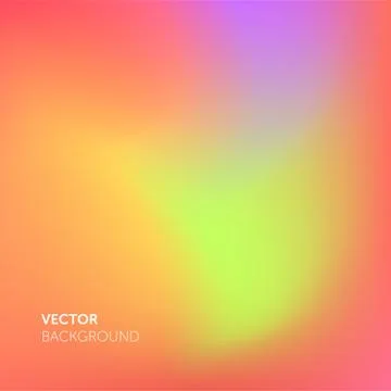 Abstract blurred gradient mesh and living coral trendy color abstract vector  Illustrazione stock