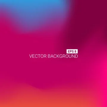 Abstract blurred gradient mesh background. Colorful smooth banner template Stock Illustration