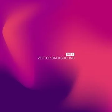 Abstract blurred gradient mesh background. Colorful smooth banner template Stock Illustration