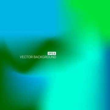 Abstract blurred gradient mesh background. Colorful smooth banner template Stock Illustration