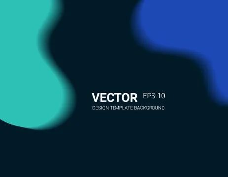 Abstract blurred gradient mesh background. Colorful smooth banner template Stock Illustration