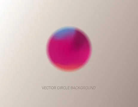 Abstract blurred gradient mesh background. Colorful smooth banner template Stock Illustration