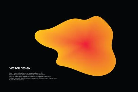 Abstract blurred gradient mesh background. Colorful smooth banner template Stock Illustration