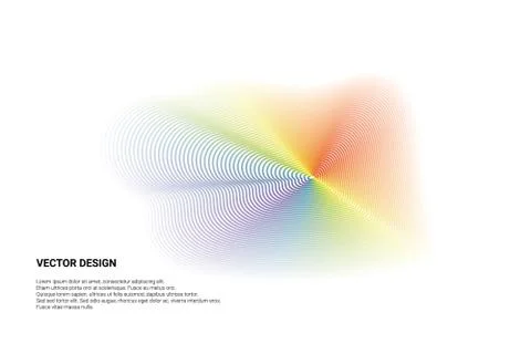 Abstract blurred gradient mesh background. Colorful smooth banner template Stock Illustration