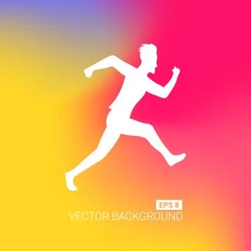 Abstract blurred gradient mesh background. Colorful smooth banner template Stock Illustration