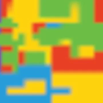 Abstract blurred gradient mesh background. Colorful smooth banner template Stock Illustration