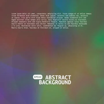 Abstract blurred gradient mesh background. Colorful smooth banner template Stock Illustration