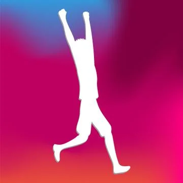 Abstract blurred gradient mesh background. Colorful smooth banner template Stock Illustration