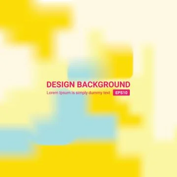 Abstract blurred gradient mesh background. Colorful smooth banner template Stock Illustration