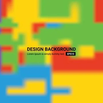 Abstract blurred gradient mesh background. Colorful smooth banner template Stock Illustration