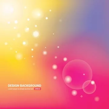 Abstract blurred gradient mesh background. Colorful smooth banner template Stock Illustration