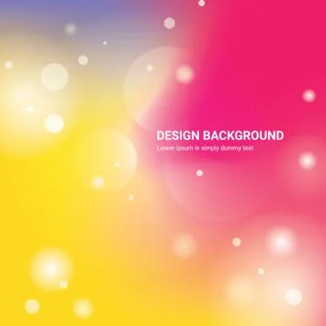 Abstract blurred gradient mesh background. Colorful smooth banner template Stock Illustration