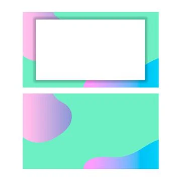 Abstract blurred gradient mesh background in light rainbow colors. Stock Illustration